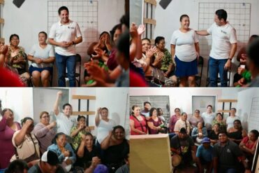 Renán Sánchez escucha a familias de la colonia Emiliano Zapata
