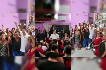 Renán Sánchez escucha a vecinos de la colonia 10 de Abril
