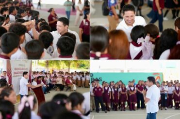 Renán Sánchez destaca apoyo a estudiantes de Cozumel al iniciar el ciclo escolar