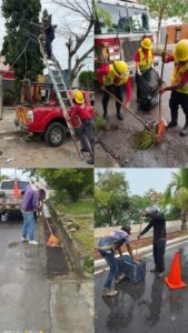 Refuerzan la atención por lluvias en Chetumal
