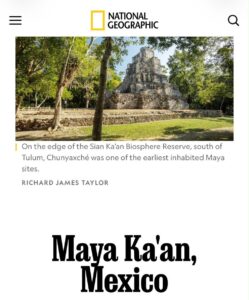 ¡Maya Ka’an conquista a National Geographic y destaca entre los destinos para 2027!