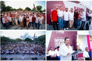 Jorge Sanén rinde cuentas del trabajo legislativo cercano a la gente